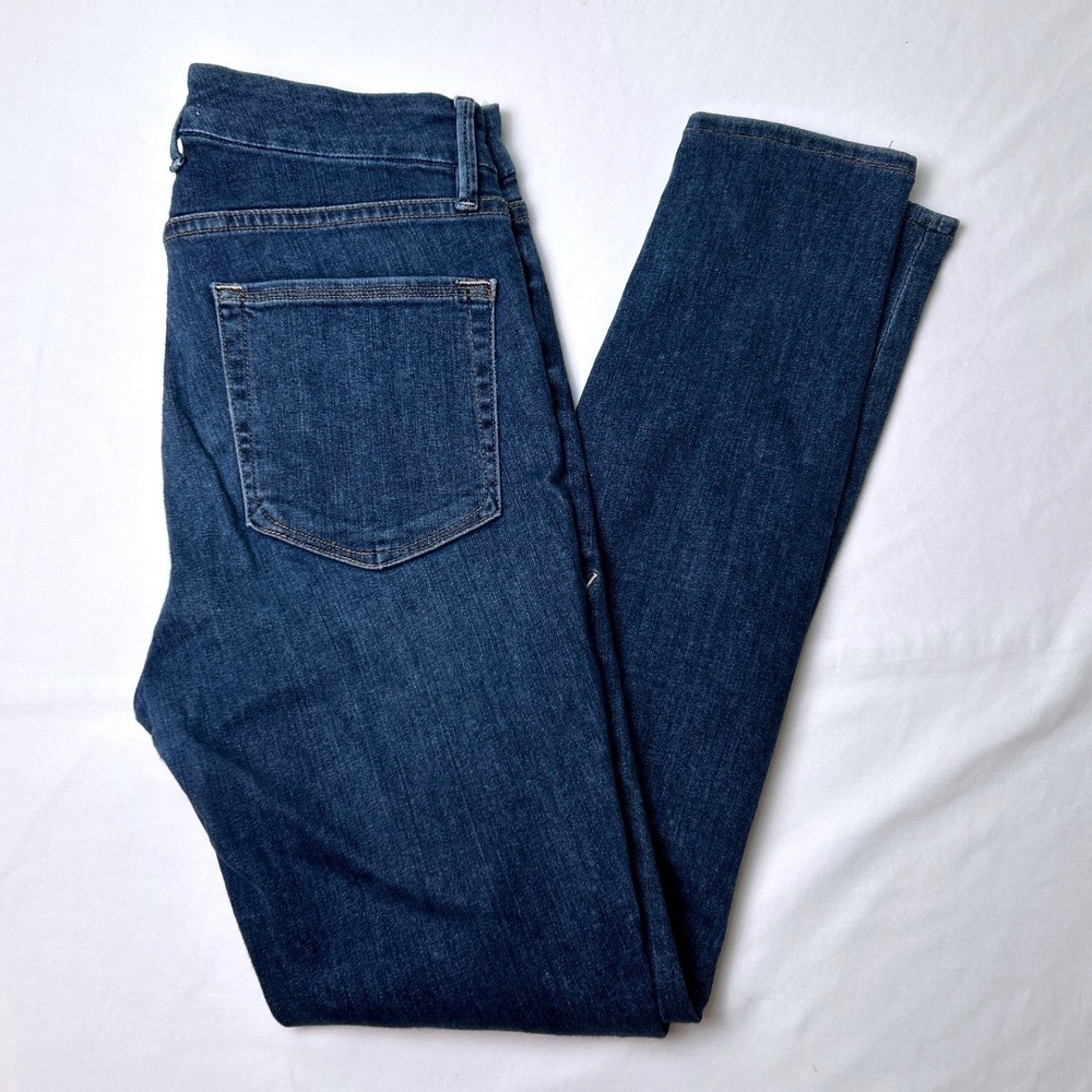 Good American Womens Good Legs High Rise Skinny Jeans SIze 8/29 Blue Stretch